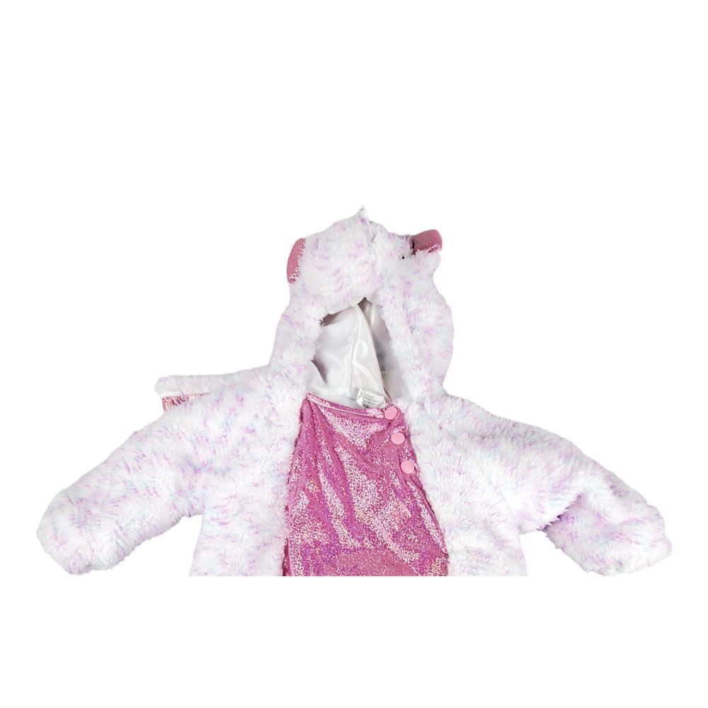 Target Unicorn Halloween Costume 12-18 Months One Piece Pink Hood Play Dress Up - Picture 2 of 7